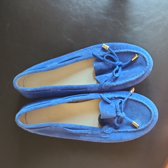 Michael Kors flats blue navy leather size 6.5 - Picture 10 of 17
